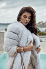 Monaco Fox Fur Coat