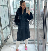Made in Manhattan Cashmere & Wool blend, Fox Fur Coat